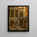 Corte del municipio di Anversa - Jan August Hendrik Leys — quadro incorniciato alla parete