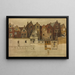 Maisons du vieux Anvers, Handschoenmarkt - Jan August Hendrik Leys — quadro incorniciato alla parete