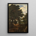Landschaft - Jan Baptist Martin Wans — gerahmtes Bild an der Wand