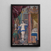 von Cleopatra und der Aspis in einem eleganten Interieur - Jan Berents — gerahmtes Bild an der Wand