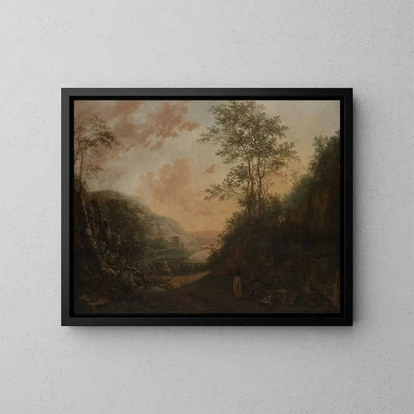 Landschaft - Jan Both — gerahmtes Bild an der Wand