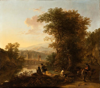 Landschaft mit einem Zeichner - Jan Both — Ansicht des Kunstwerks