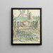 Palanquin mit Trägern - Jan Brandes — gerahmtes Bild an der Wand