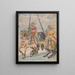 Cavalieri che portano gli stemmi di famiglia di Brandes e Hirschman - Jan Brandes — quadro incorniciato alla parete