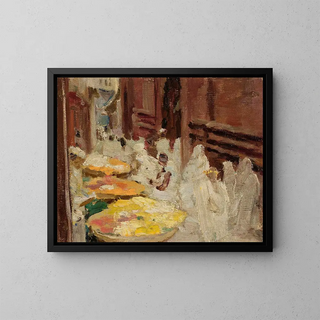 Jan Cigliski - Benares Holy cow flowers fair From the journey to India.webp