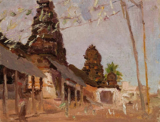 Jan Cigliski - City street  study From the journey to India.webp