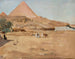 desert and pyramid motif from the Egypt trip - Jan Cybis — artwork view