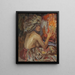 Feuer - Jan Cybis — gerahmtes Bild an der Wand