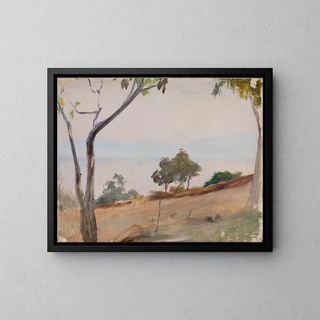Jan Cigliski - Landscape with trees From the journey to Constantinople.webp