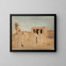 the Luxor Bank on the Nile, from the Egypt trip - Jan Cybis — framed artwork on a wall