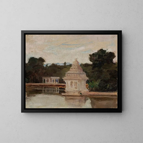 Madras, auf der Reise nach Indien - Jan Cybis — gerahmtes Bild an der Wand