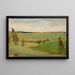 Studi nordici sul bordo di un fiume - Jan Cybis — quadro incorniciato alla parete