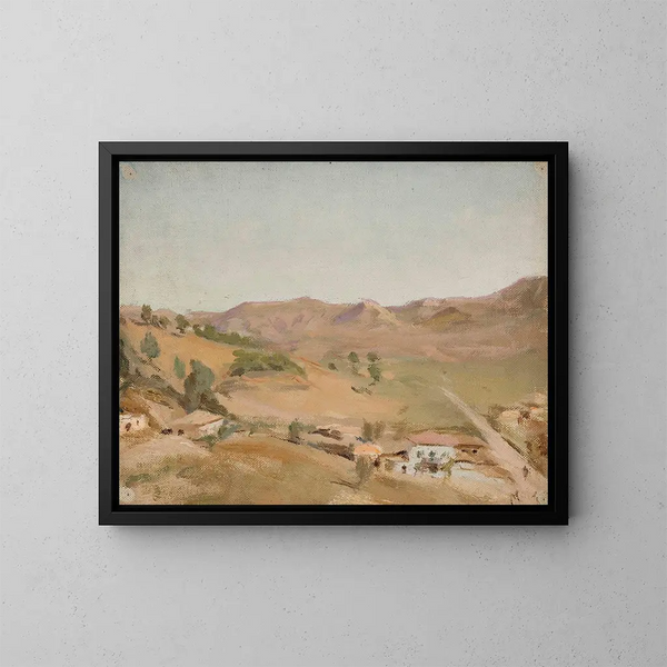 Olympia, vom Reisen in Griechenland - Jan Cybis — gerahmtes Bild an der Wand