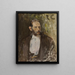 Portrait de M. Nelken - Jan Cybis — gerahmtes Bild an der Wand