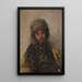 Portrait einer Jüdin der Reise in die Krim - Jan Cybis — gerahmtes Bild an der Wand