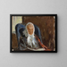 Portrait von Maria Petrovna Rubtsov, Großmutter des Malers Rubtsov - Jan Cybis — gerahmtes Bild an der Wand