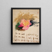 Rose - Jan Cybis — gerahmtes Bild an der Wand