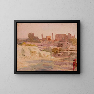 Jan Cigliski - Samarkand  overall view From the journey to Turkestan.webp