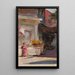Fragment de rue du voyage à Constantinople - Jan Cybis — gerahmtes Bild an der Wand
