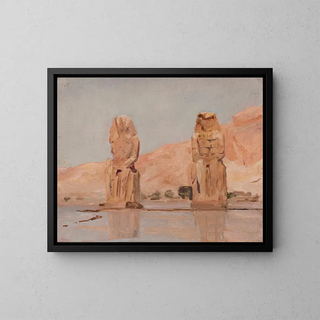 Jan Cigliski - Two statues From the journey to Egypt.webp