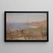 Spring in Yalta, Poplars - Jan Cybis — framed artwork on a wall