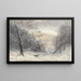 Paesaggio invernale - Jan Daniël Cornelis Carel Willem barone de Constant Rebecque — quadro incorniciato alla parete