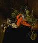 Nature morte with two lobsters, an overturned mug, a Berkemeier glass, grapes, and a lemon - Jan Davidsz de Heem — artwork view
