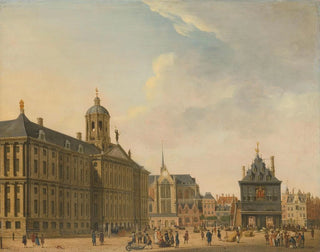 Jan Ekels the elder - View of the Dam in Amsterdam.webp