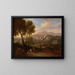 En dehors des murs de la ville - Jan Frans van Bloemen — quadro incorniciato alla parete