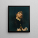 Henri III de Nassau-Breda - Jan Gossaert — framed artwork on a wall