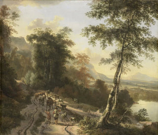 Jan Hackaert - Landscape with Cattle Drivers.webp