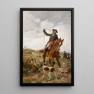 Jan Hamkens - A stag hunt.webp