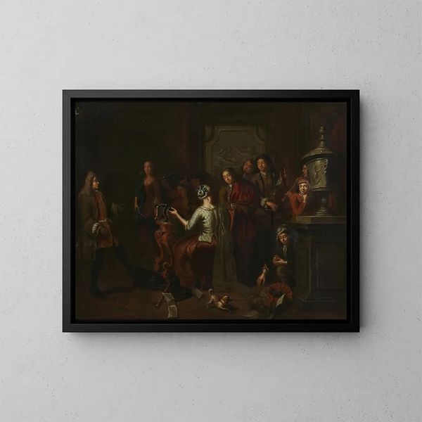 Musica - Jan Josef Horemans l'Ancien — quadro incorniciato alla parete