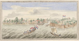 Jan Keldermans - Gezicht op Malakka vanaf zee.webp