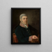 Ritratto del padre del pittore Augustyn Minasowicz - Jan Klemens Minasowicz — quadro incorniciato alla parete