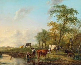 Jan Kobell II - Landscape with Cattle.webp