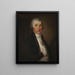 Ritratto di John O'Connor 1760-1802 professore all'Università di Vilnius - Jan Krzysztof Damel — quadro incorniciato alla parete