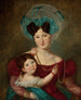 Ritratto di Maria Anna Rawicz 1807-1887 con suo figlio Ja - Jan Krzysztof Damel — vista dell’opera