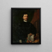 Portrait eines Priesters - Jan Krzysztof Damel — gerahmtes Bild an der Wand