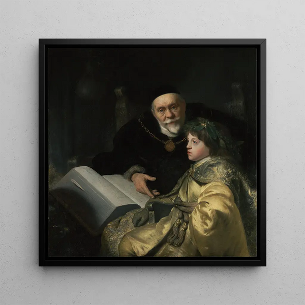 Jan Lievens - Prince Charles Louis of the Palatinate with his Tutor Wolrad von Plessen in Historical Dress.webp