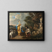 Granida e Daiphilo, doppio ritratto di una giovane coppia - Jan Mijtens — quadro incorniciato alla parete