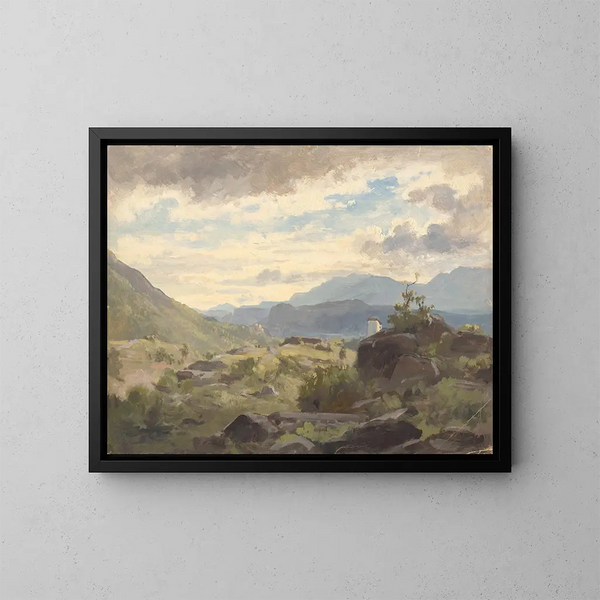 Studio di paesaggio - Jan Nowopack — quadro incorniciato alla parete