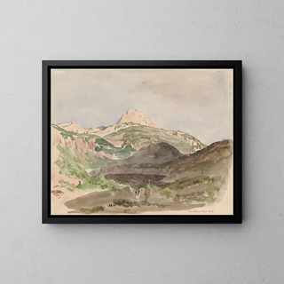 Ansicht des Wildesees - Jan Nowopack — gerahmtes Bild an der Wand