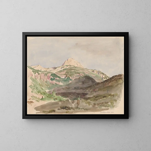 Vista del Wildesee - Jan Nowopack — quadro incorniciato alla parete