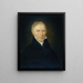 Portrait of Heinrich Gottfried Theodor Crone, founder of the company H. G. Th. Crone & Co. in Amsterdam - Jan Philip Simon — framed artwork on a wall