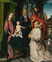 Virgin and Child in Majesty with Saints Jerome and John the Baptist and a Carthusian Monk - Jan Provoost — artwork view