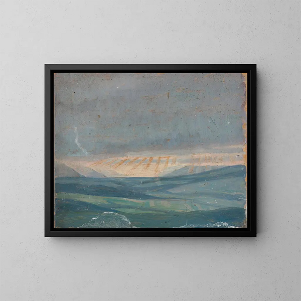 Felder - Jan Rembowski — gerahmtes Bild an der Wand