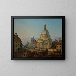 Jan Seydlitz - Rynek Nowego Miasta z kocioem Sakramentek.webp