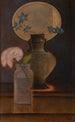 Delphiniums e una rosa - Jan Spychalski — vista dell’opera