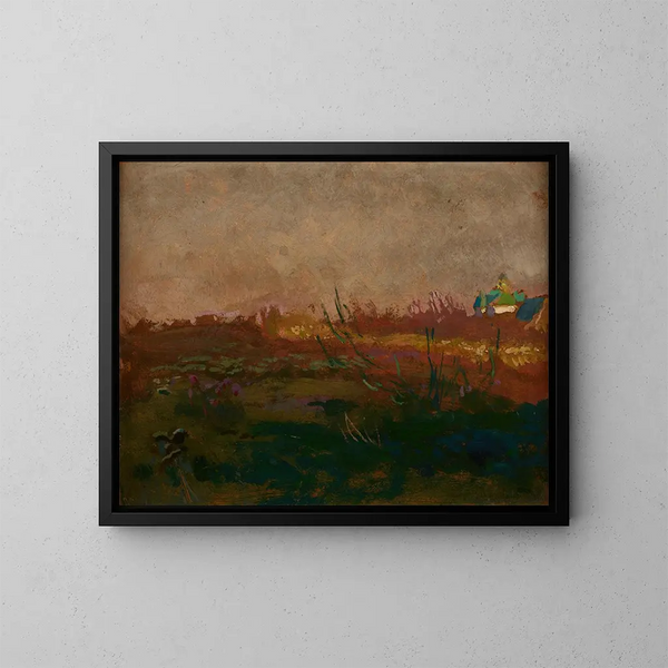 Die Grabstätte von Askold in Kiew - Jan Stanisławski — gerahmtes Bild an der Wand